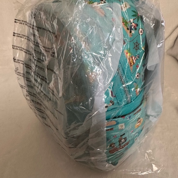 Loungefly Mickey Pirate Adventure Backpack with Matching Wallet - Picture 4 of 8